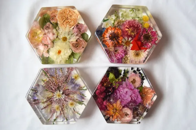 Nature ID - uchování svatební kytice do pryskyřice