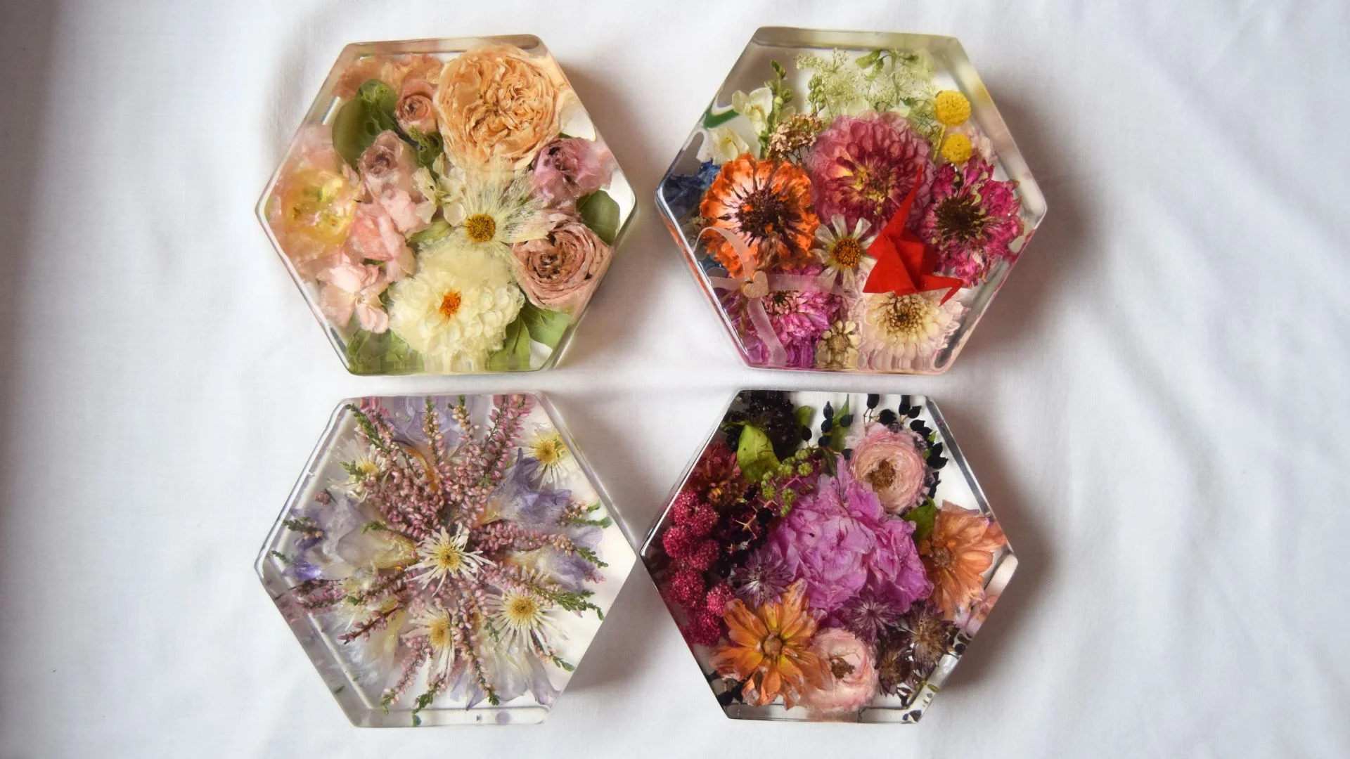 Nature ID - uchování svatební kytice do pryskyřice