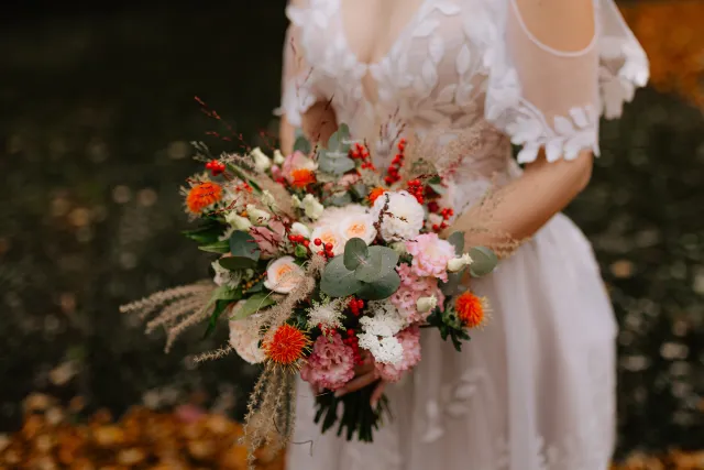 Zavrtaná v lásce - svatební květiny na míru