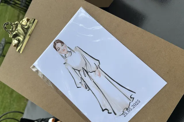 Veronika Zachová live sketching